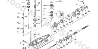 Genuine Yamaha 6H4455600100 - Gear - Supplied by Flood Marine