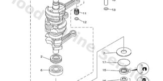 Genuine Yamaha 6J8115360000 - Gear, drive - Supplied by Flood Marine