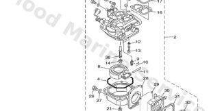 Genuine Yamaha 6J8244150000 - Body comp (with valve) - Supplied by Flood Marine