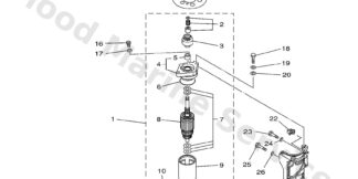 Genuine Yamaha 6J8813371000 - Cover, flywheel - Supplied by Flood Marine