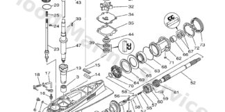 Genuine Yamaha 6J945301048D - Casing, lower - Supplied by Flood Marine