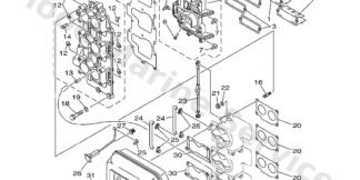 Genuine Yamaha 6K713621A100 - Gasket, valve seat - Supplied by Flood Marine