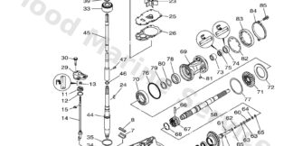 Genuine Yamaha 6KA4530100CE - Casing, lower - Supplied by Flood Marine
