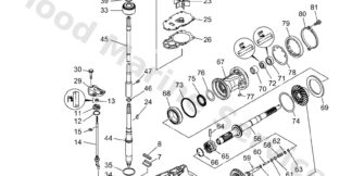 Genuine Yamaha 6KB455600000 - Gear 1 (21t) - Supplied by Flood Marine