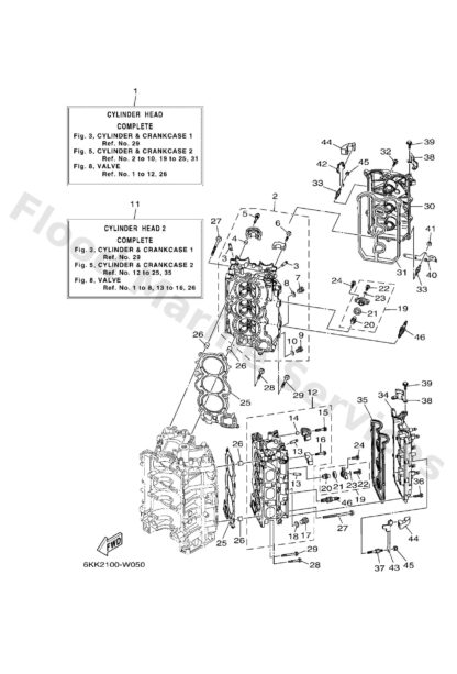 Genuine Yamaha 6KW119990000 - Bracket 2 - Supplied by Flood Marine