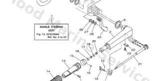 Genuine Yamaha 6L2441110194 - Handle, gear shift - Supplied by Flood Marine