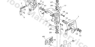 Genuine Yamaha 6L245114A100 - Gasket, upper casing - Supplied by Flood Marine