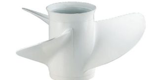 Genuine Yamaha 6L5459520000 - Propeller (3X7-1/4″X5-1/2″-Bs) - Supplied by Flood Marine