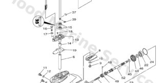 Genuine Yamaha 6N0G55710000 - Gear 2 - Supplied by Flood Marine