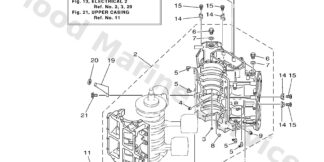 Genuine Yamaha 6N6151001000 - Crankcase assy - Supplied by Flood Marine