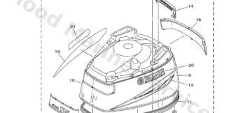 Genuine Yamaha 6N7W00701000 - Graphic set - Supplied by Flood Marine