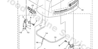 Genuine Yamaha 6P24261A0200 - Top cowling w/o graphics - Supplied by Flood Marine