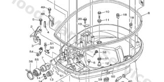 Genuine Yamaha 6P2427662000 - Bracket 2 - Supplied by Flood Marine