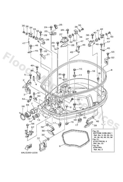 Genuine Yamaha 6P2427662000 - Bracket 2 - Supplied by Flood Marine