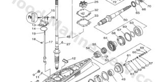 Genuine Yamaha 6P3455600000 - Gear - Supplied by Flood Marine