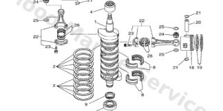 Genuine Yamaha 6R5116341000 - Clip, piston pin - Supplied by Flood Marine