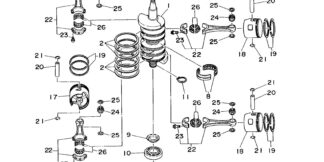 Genuine Yamaha 6R5116351100 - Piston (0.25mm o/s) - Supplied by Flood Marine