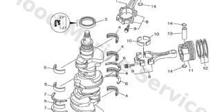 Genuine Yamaha 6S1116561000 - Plane bearing, connecting rod - Supplied by Flood Marine