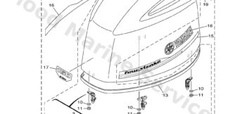 Genuine Yamaha 6S14267A0100 - Graphic, rear 2 - Supplied by Flood Marine