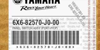 Genuine Yamaha 6X682570J000 - Panel Switch Assy - Supplied by Flood Marine