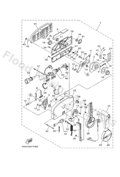 Genuine Yamaha 703482151100 - Graphic - Supplied by Flood Marine