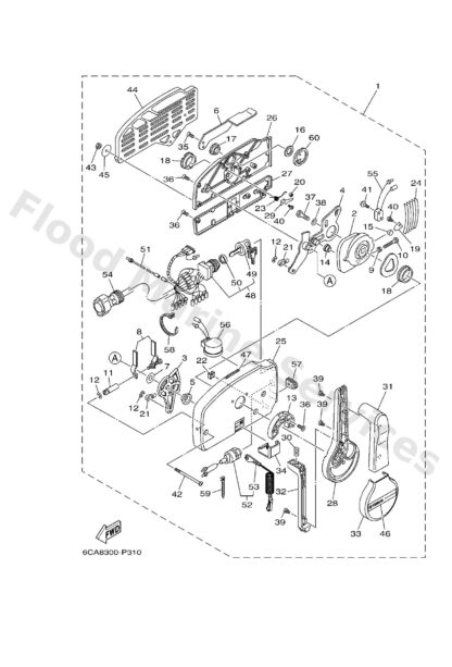 Genuine Yamaha 703482320000 - Drive gear - Supplied by Flood Marine