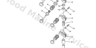 Genuine Yamaha 7NJ121170000 - Retainer, valve spring - Supplied by Flood Marine