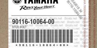 Genuine Yamaha 901161006400 - Bolt, Stud - Supplied by Flood Marine