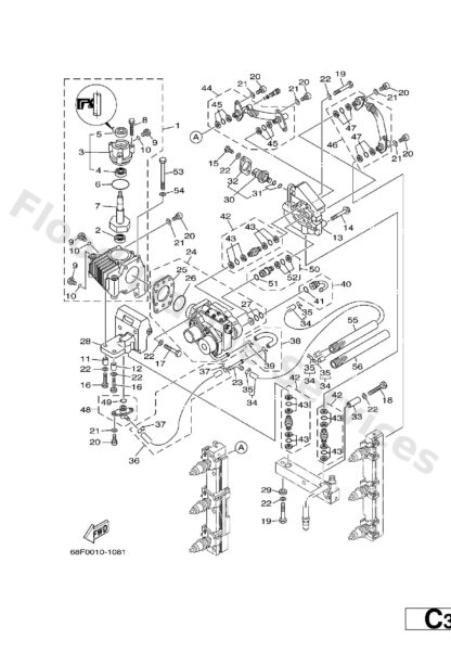 Genuine Yamaha 93306001U000 - Bearing - Supplied by Flood Marine