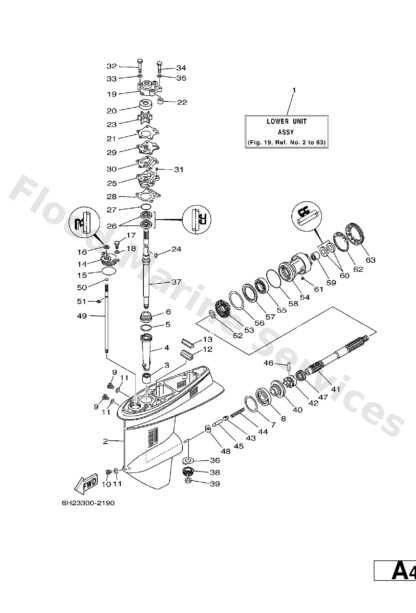Genuine Yamaha 933060070200 - Brg,r-b 6007 62mm 150g ky - Supplied by Flood Marine