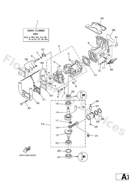 Genuine Yamaha 933063020400 - Brg,r-b 6302 42mm 82g nk - Supplied by Flood Marine