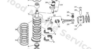 Genuine Yamaha 93310836U000 - Bearing, cylindrical(61u) - Supplied by Flood Marine