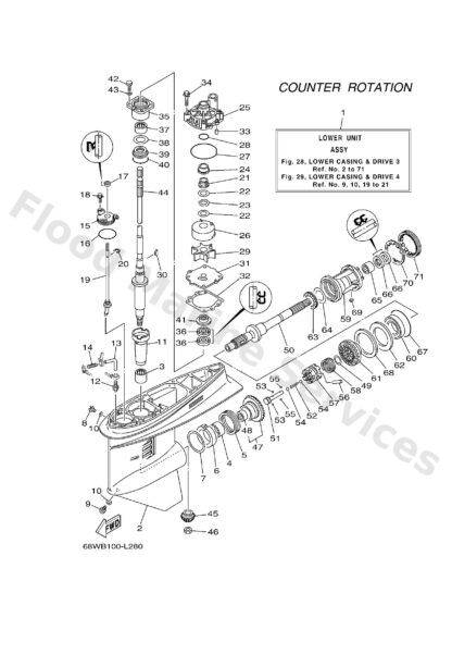 Genuine Yamaha 93315345W000 - Bearing, cylindrical(6l6) - Supplied by Flood Marine