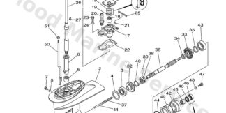 Genuine Yamaha 93341320U000 - Bearing, thrust (6l2) - Supplied by Flood Marine