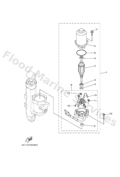 Genuine Yamaha 93399999T800 - Bearing - Supplied by Flood Marine