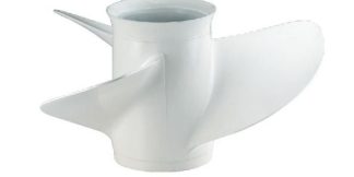 Genuine Yamaha 63D459410000 - Propeller (3X12-1/4 X8 -G) - Supplied by Flood Marine