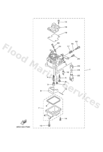 Genuine Yamaha 69M245230000 - Valve - Supplied by Flood Marine