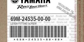 Genuine Yamaha 69M245350000 - Screw, Lever Fitting - Supplied by Flood Marine