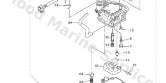Genuine Yamaha 6AH145460000 - Valve, needle - Supplied by Flood Marine