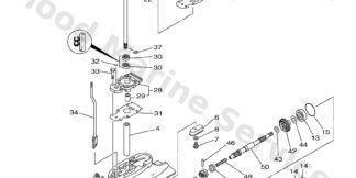 Genuine Yamaha 6G145361018D - Cap, lower casing - Supplied by Flood Marine