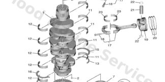 Genuine Yamaha 6GR116561000 - Plane bearing, connecting rod - Supplied by Flood Marine