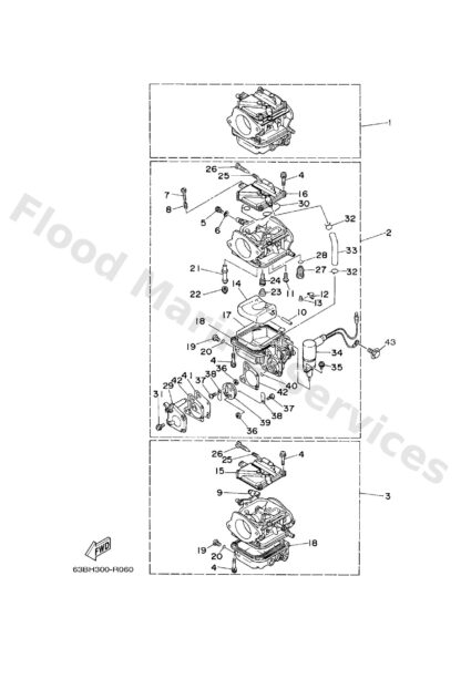 Genuine Yamaha 6H4145900200 - Needle valve assy - Supplied by Flood Marine