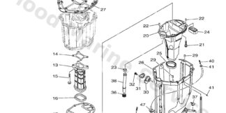 Genuine Yamaha 6KA45111018D - Casing, upper - Supplied by Flood Marine