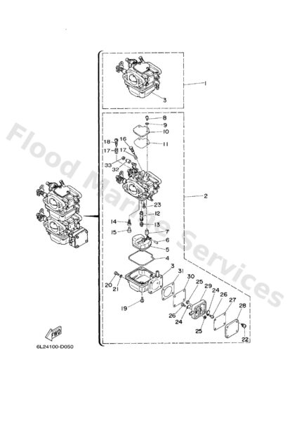 Genuine Yamaha 6L2143920000 - Valve, needle - Supplied by Flood Marine