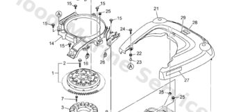 Genuine Yamaha 6ML134376000 - Mark, caution - Supplied by Flood Marine