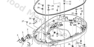 Genuine Yamaha 6ML427660000 - Bracket 2 - Supplied by Flood Marine
