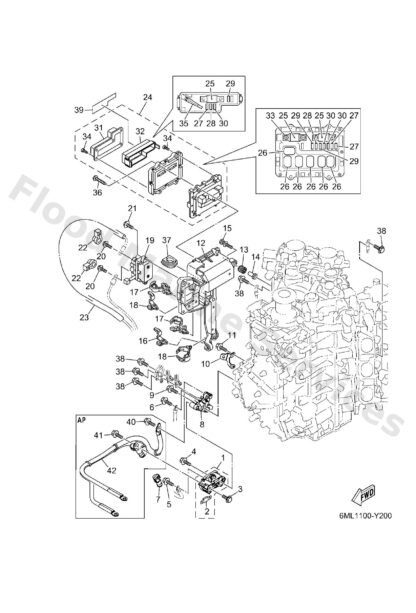 Genuine Yamaha 6ML819190000 - Graphic, regulator - Supplied by Flood Marine