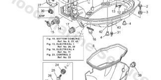 Genuine Yamaha 6AH42710208D - Bottom cowling assy - Supplied by Flood Marine