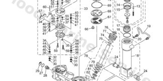 Genuine Yamaha 6ML438300000 - Gear pump assy - Supplied by Flood Marine