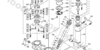 Genuine Yamaha 69J43800148D - Power trim & tilt assy - Supplied by Flood Marine